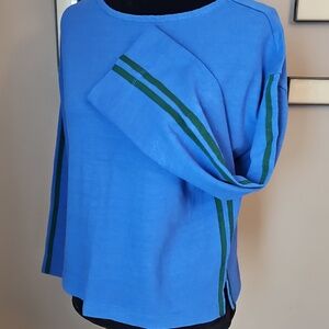 LOFT Striped Side And Sleeve Shirt